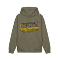 Construction Crew Hoodie - "We Speak Construction" Heavyweight Hoodie