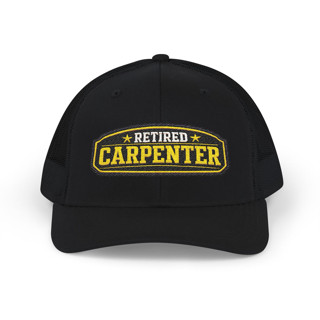 Retired Carpenter - Embroidered Richardson 112 Trucker Cap