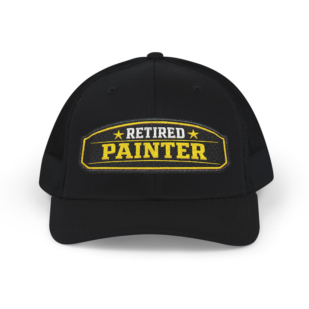Retired Painter - Embroidered Richardson 112 Snap Back Trucker Cap