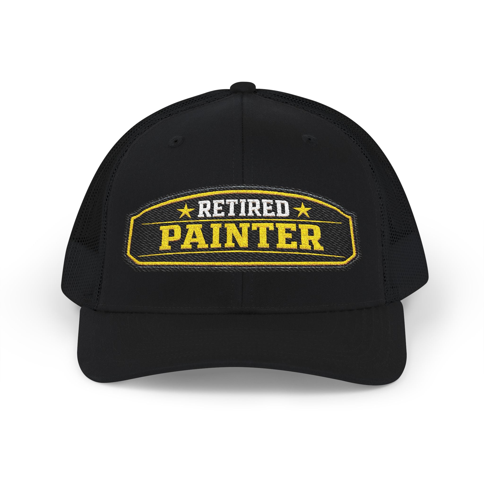 Retired Painter - Embroidered Richardson 112 Snap Back Trucker Cap