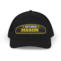 Retired Mason - Embroidered Richardson 112 Snap Back Trucker Cap