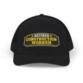 Retired Construction Worker - Embroidered Richardson 112 Snap Back Trucker Cap