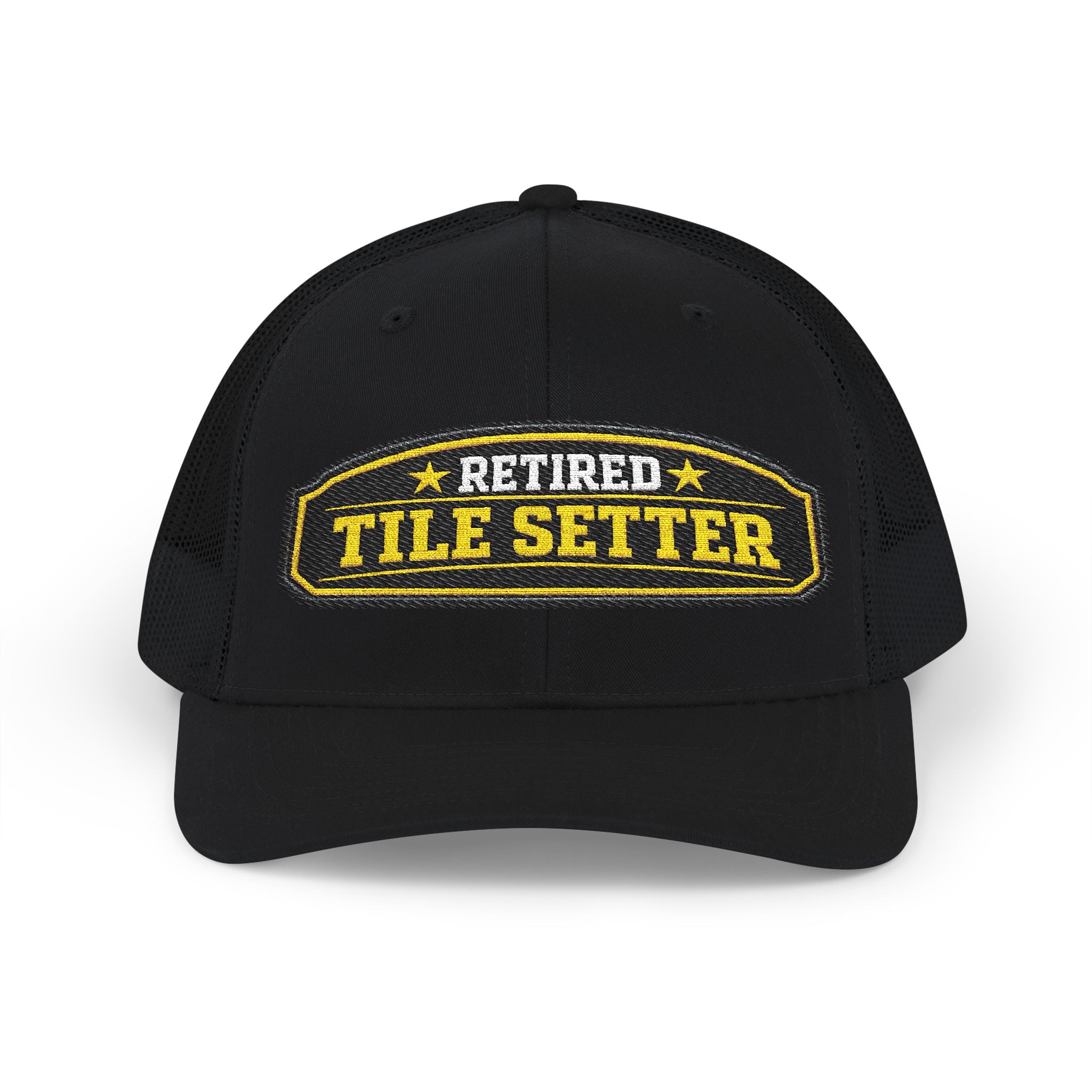 Retired Tile Setter Trucker Cap – Embroidered Retired Tile Setter Snapback
