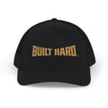 Built Hard Snapback EMBROIDERED Trucker Cap — Rugged COYOTE TAN