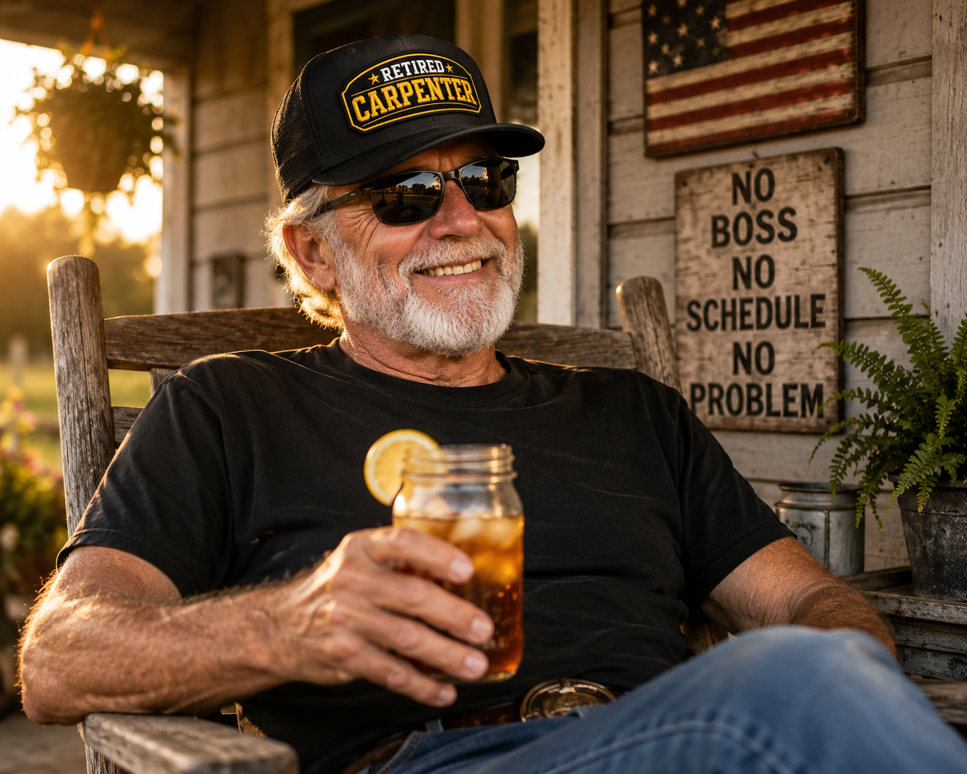Retired Carpenter - Embroidered Richardson 112 Trucker Cap
