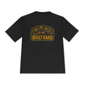 Built Hard Construction Performance T‑Shirt — 'Built Hard' Graphic Work Tee