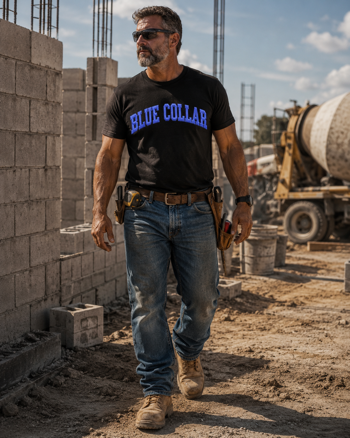 Blue Collar Heavyweight Workwear T-Shirt