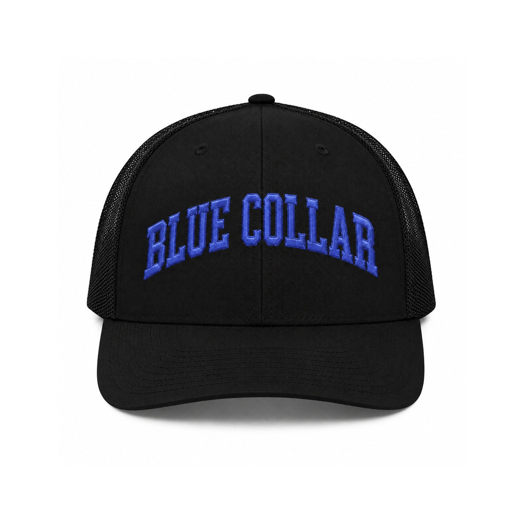 BLUE COLLAR - Embroidered Richardson 112 Snapback Trucker Cap