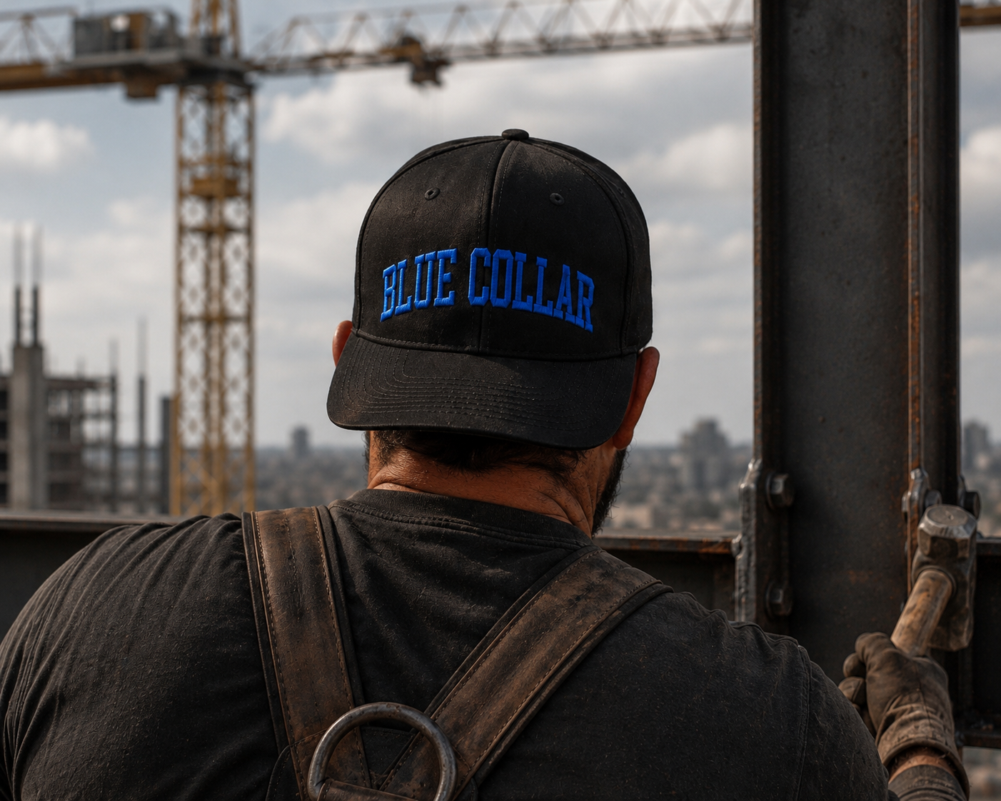 BLUE COLLAR - Embroidered Richardson 112 Snapback Trucker Cap