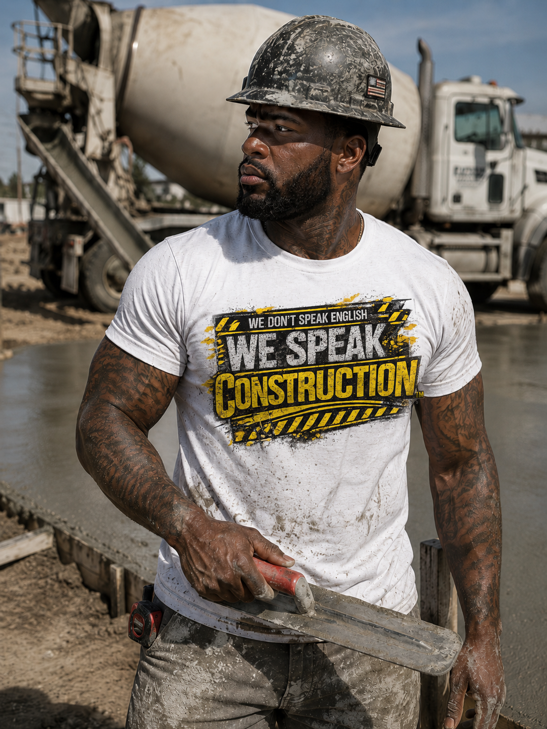WE SPEAK CONSTRUCTION™ Heavy Cotton T-Shirt